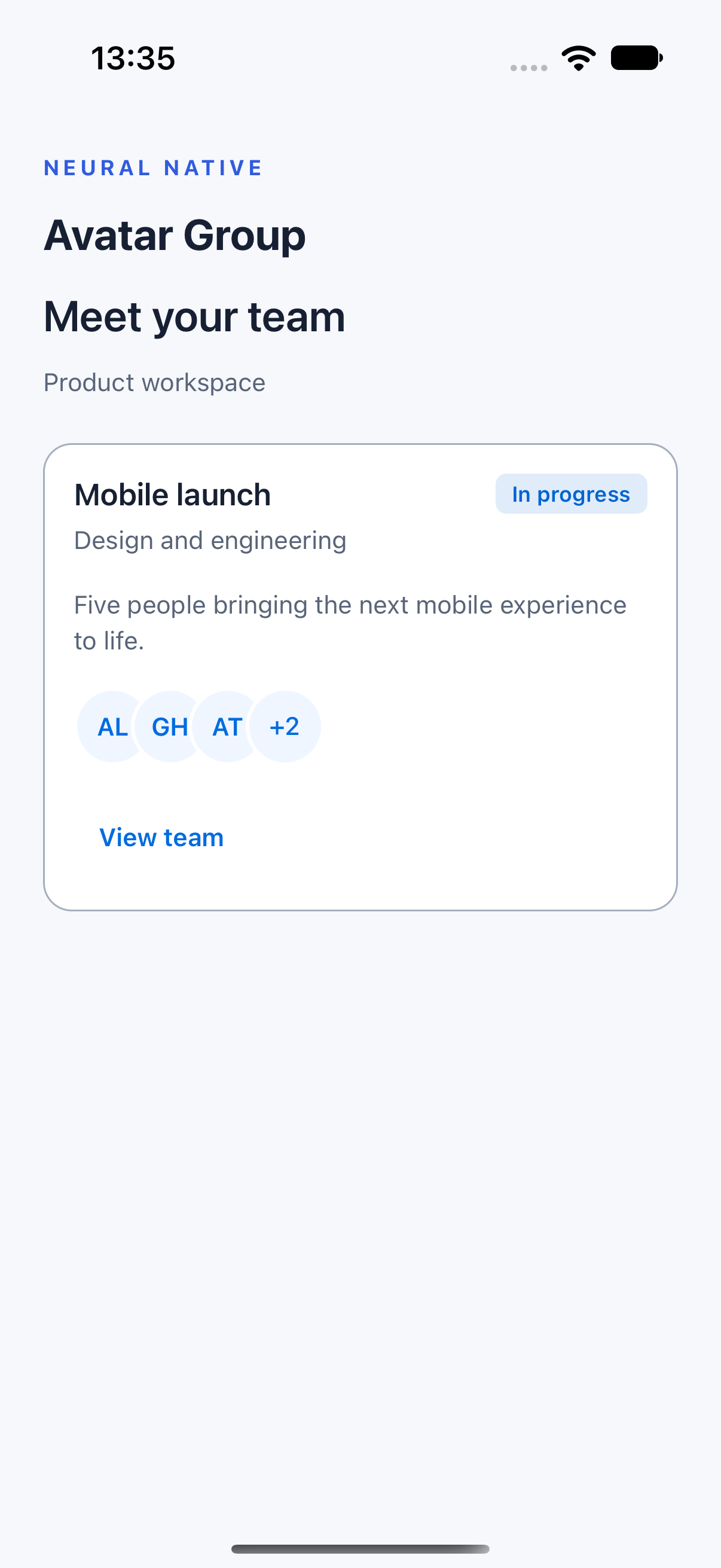 Avatar Group · ios · native capture