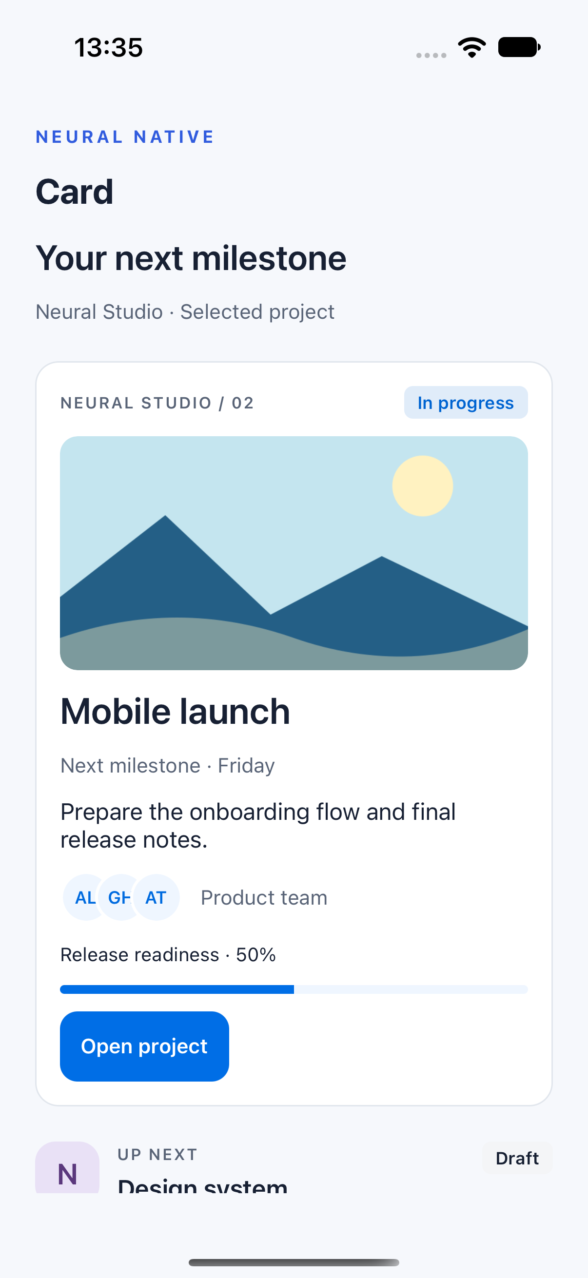 Card · ios · native capture