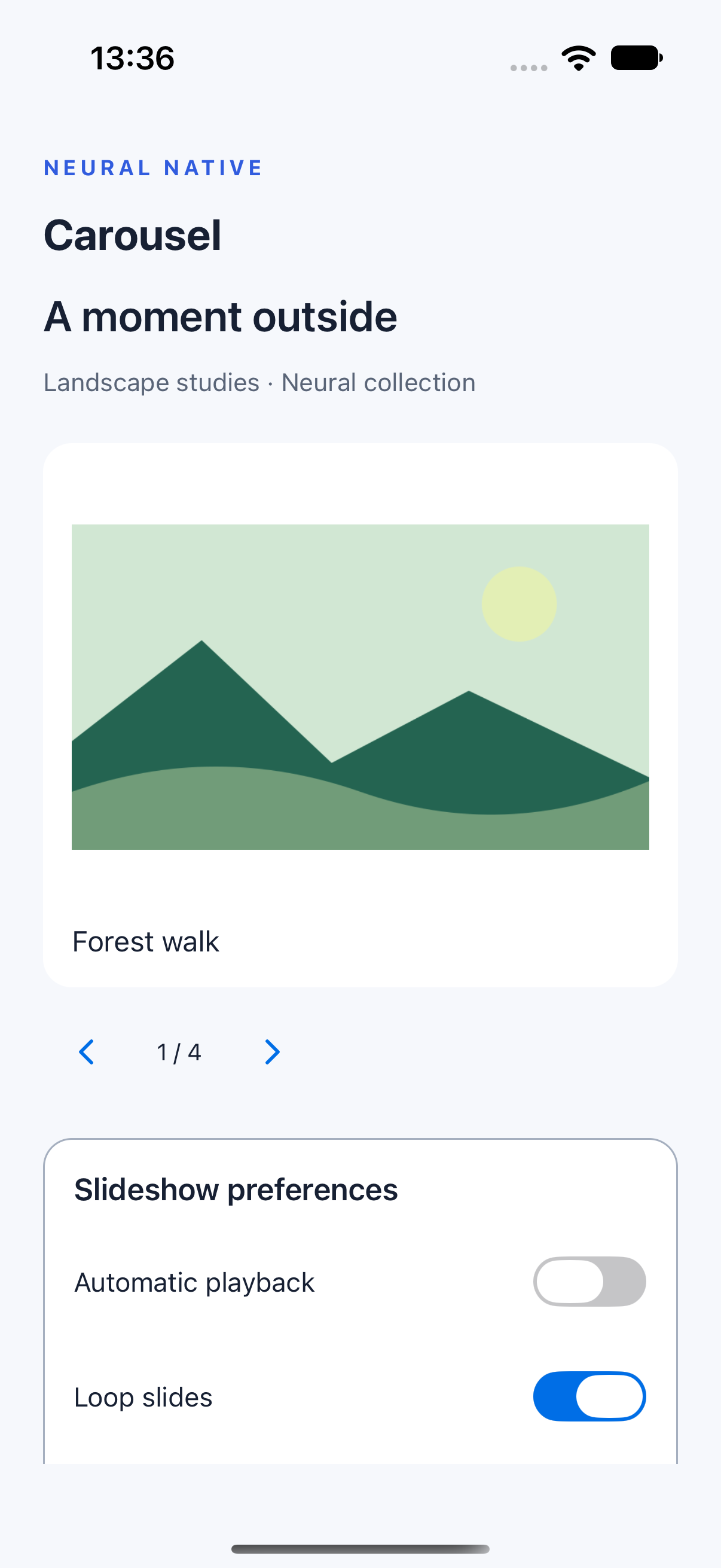 Carousel · ios · native capture