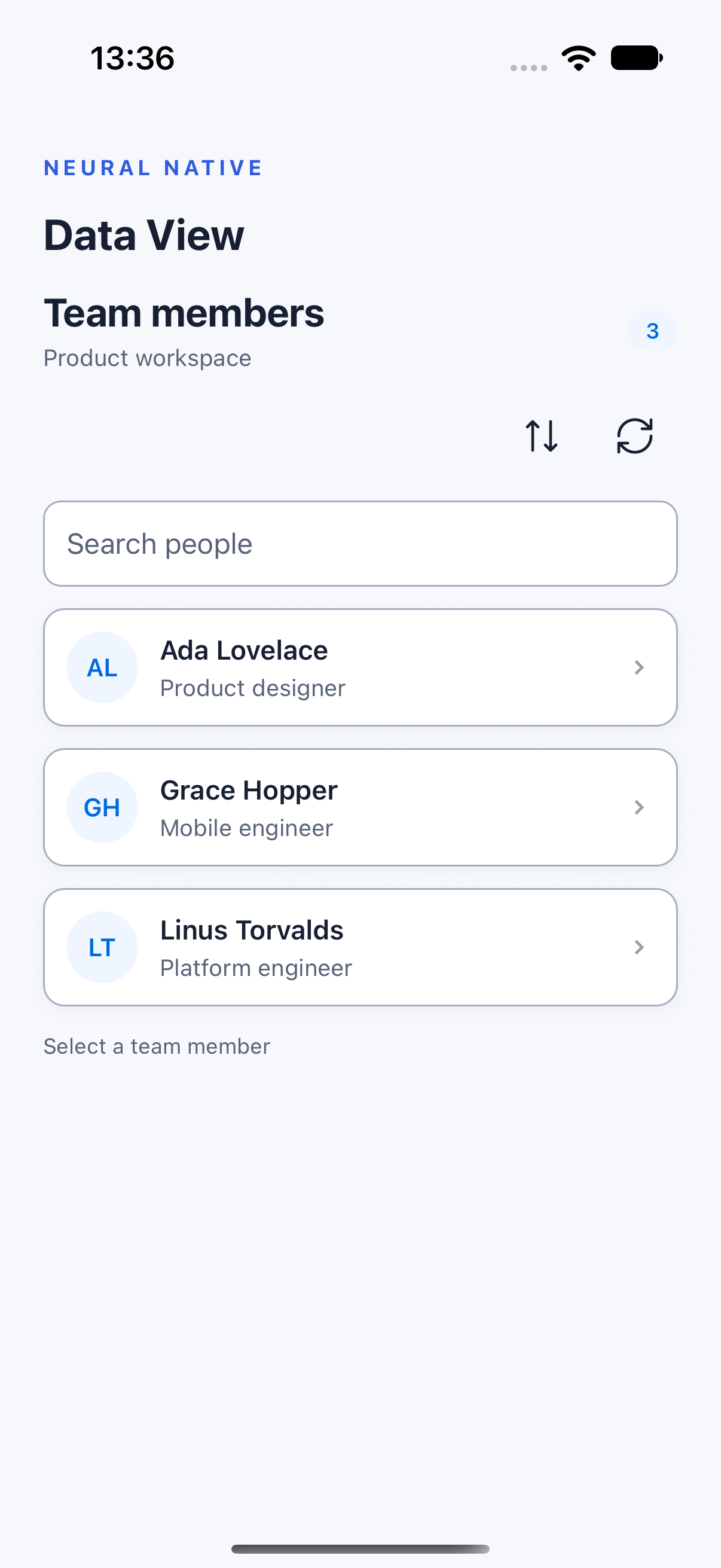 Data View · ios · native capture