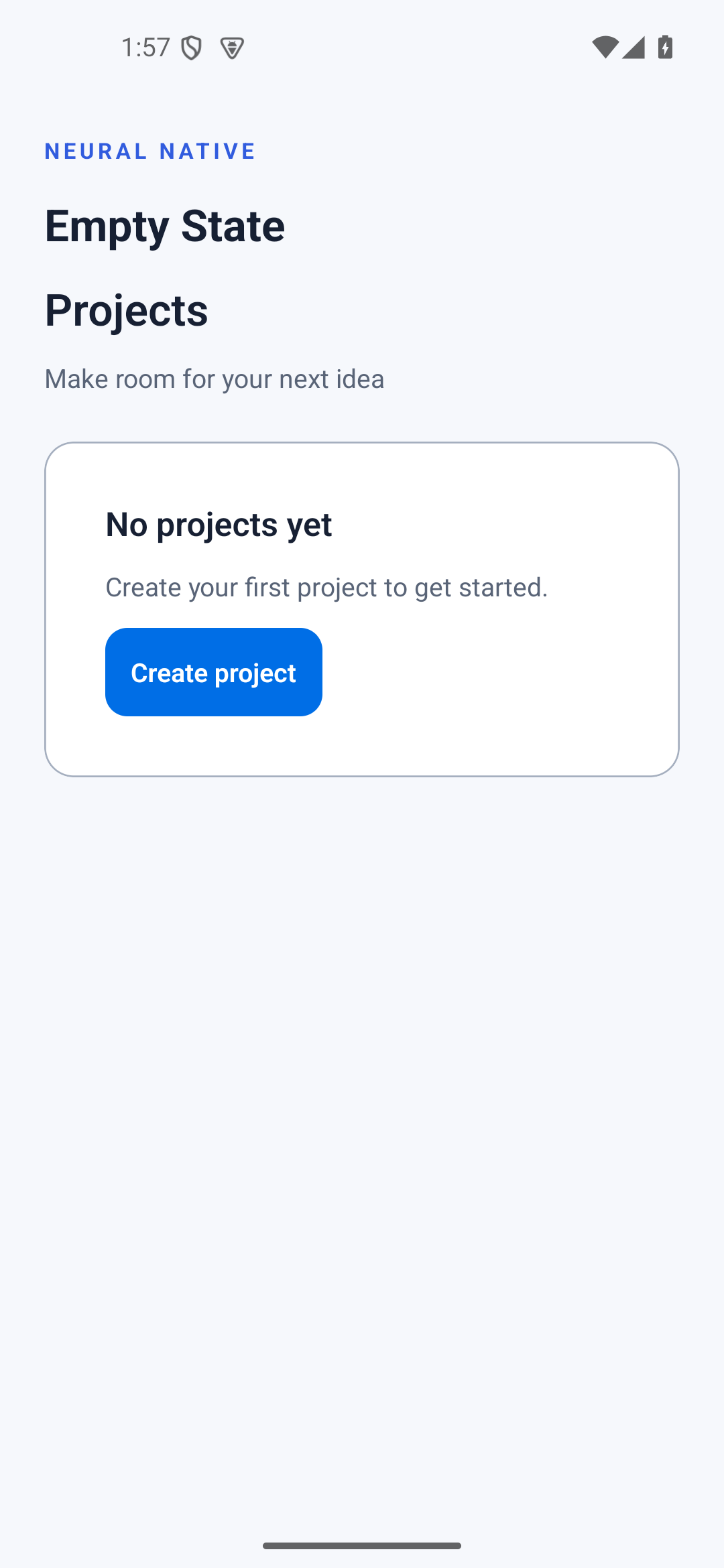 Empty State · android · native capture