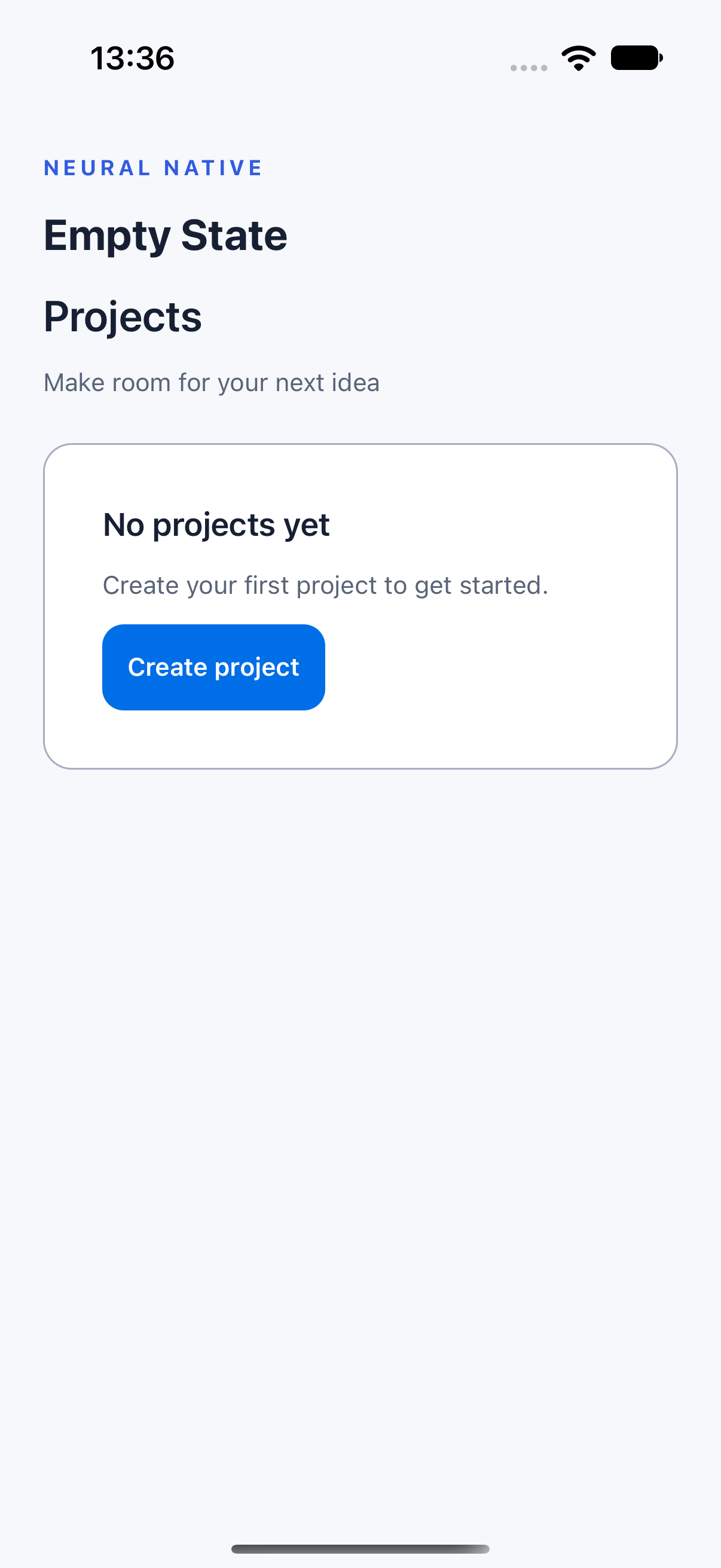 Empty State · ios · native capture