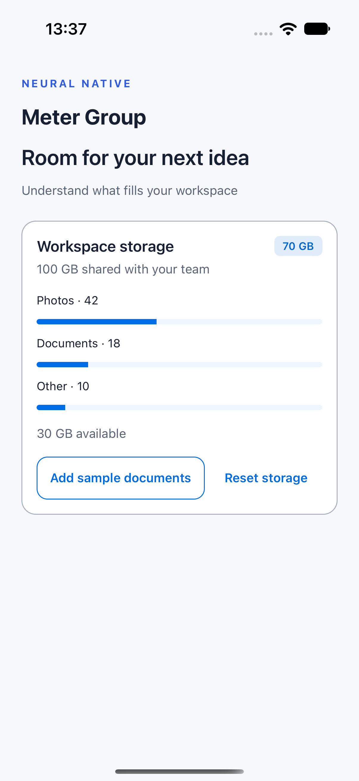 Meter Group · ios · native capture