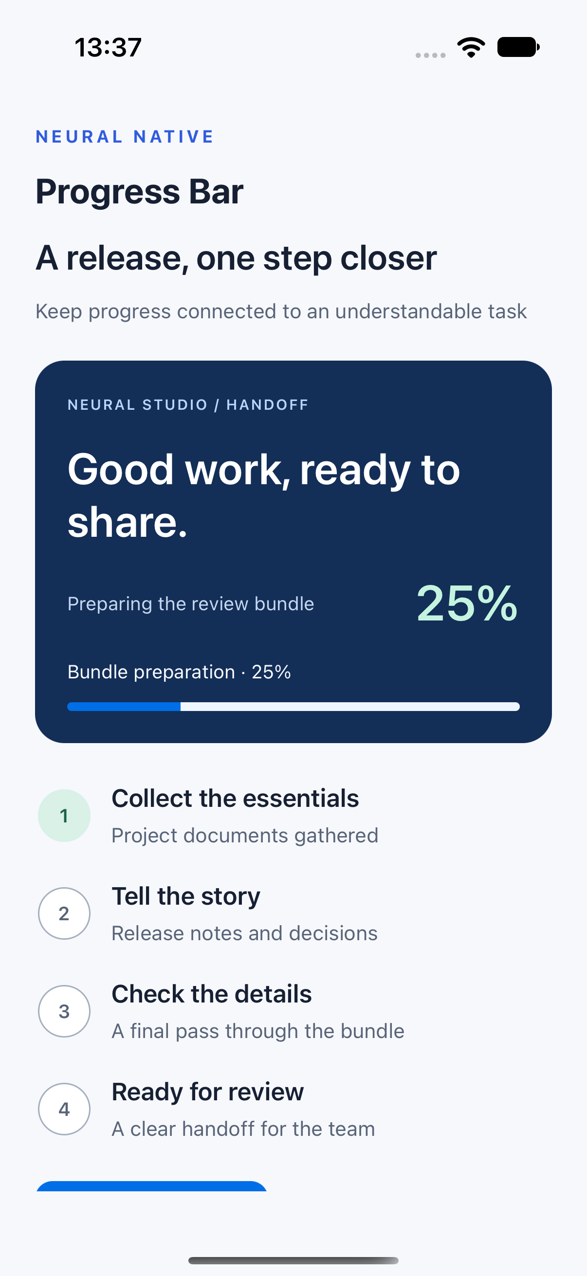 Progress Bar · ios · native capture