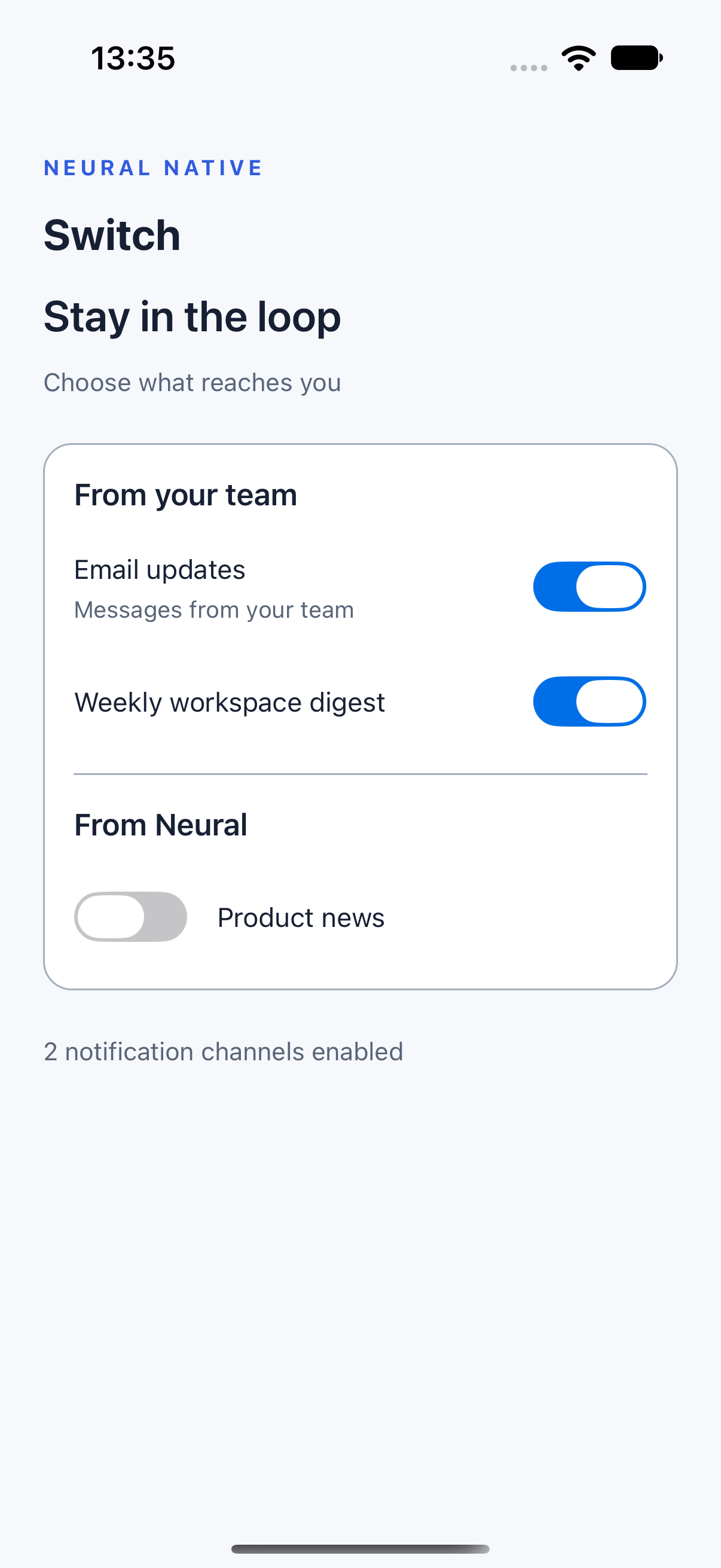 Switch · ios · native capture